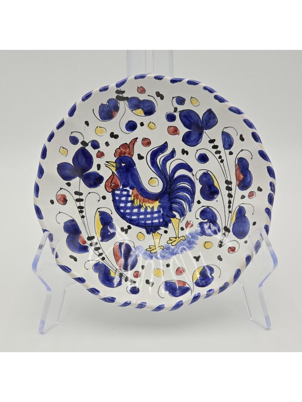 Italian Deruta "Orvieto Rooster" Plate